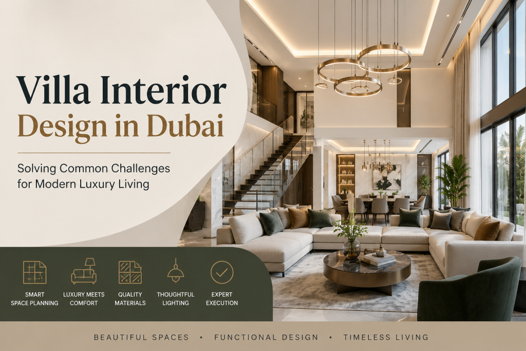 Villa Interior Design in Dubai
