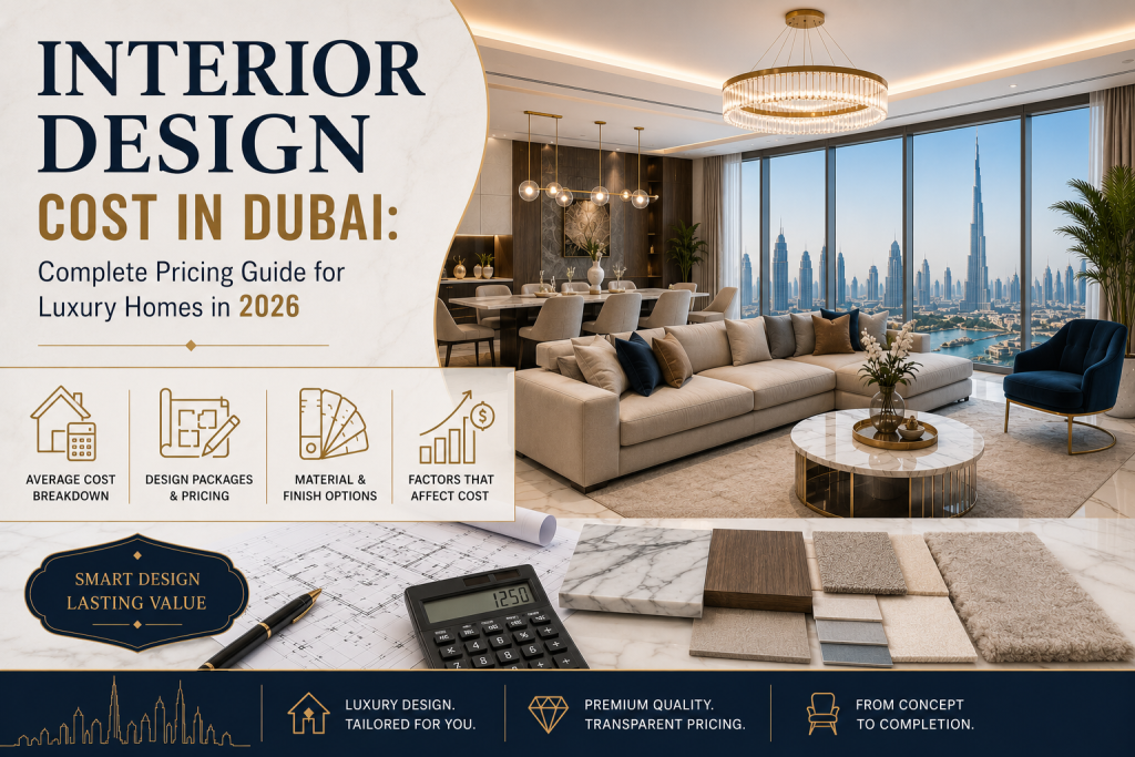 Interior Design Cost in Dubai