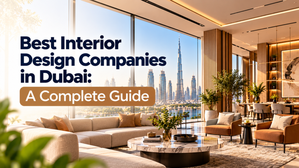 Best Interior Design Companies in Dubai